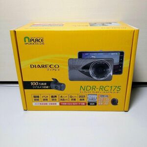 ドライブレコーダー DIARECO NDR-RC175 リアカメラ付き