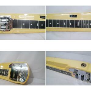 館◎A1 Fender スチールギター DLX-6 ハードケース付/Deluxe6 フェンダー ビンテージ 6弦 steel guitar FULLERTON CALIFORNIA ジャンクの画像6