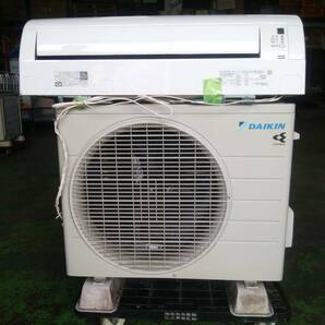 ☆B5 DAIKIN ダイキン ルームエアコン Eシリーズ F22YTES-W S22YTES-W 室外機/R22YES 主に６畳用 2021年製 通電OKの画像1