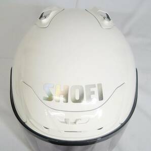 ☆C1 SHOEI J-FORCEⅡヘルメット ホワイト ショーエイ 90年代 ヴィンテージ/Made in Japan バイク用品 希少 コレクションの画像4