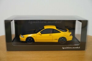 イグニッションモデル インテグラタイプR IG3059　1/18　Honda INTEGRA (DC2) TYPE R Yellow