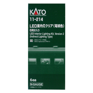 KATO 11-214 LED室内灯クリア 電球色 6両分入り Nゲージ