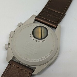 オメガ × スウォッチ OMEGA × Swatch Bioceramic MoonSwatch Collection Mission to the SATURN サターン ムーンスウォッチ ベルト未使用の画像7