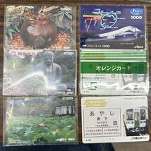 未使用品 オレンジカード 1000円 5枚 Jスルーカード 1枚 JR東日本 JR西日本_画像1