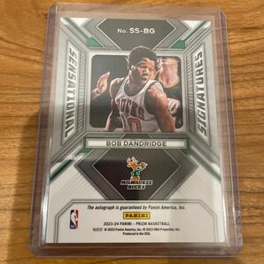 Bob Dandrige Prizm直筆サインカード 直筆サイン Auto Milwaukee Bucks ミルウォーキー バックス national basketball nba cardの画像2