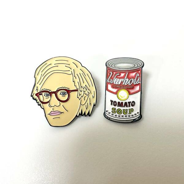 アンディウォーホル Pins ピンバッジ Andy Warhol ピンズ アメリカン雑貨