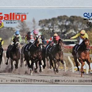 Gallop抽プレクオカード【2014年フェブラリーS】コパノリッキーの画像1