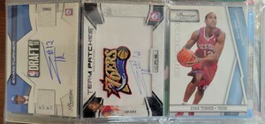 10-11 Evan Turner RC 3種 Prestige Draft 直書き Auto 299シリ、Draft Picks Rights Blue 999シリ、 R&S Team Patches Auto 455シリ 76ers