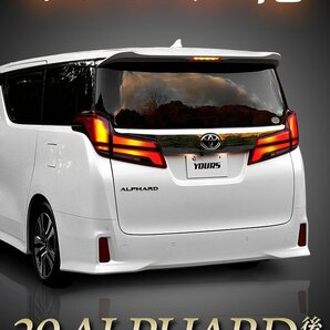 【訳あり品】 30系 アルファード後期専用 ALPHARD LED ハイマウントポジション化キット 光量調整機能付き カスタム パーツ リア 送料無料!の画像1