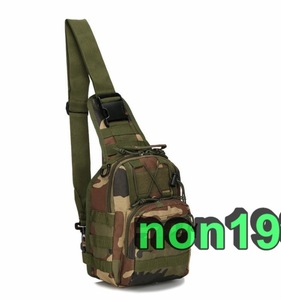 ボディバッグ バッグ ワンショルダー メンズ Military ミリタリー ボディーバッグ オリーブカモ 新品