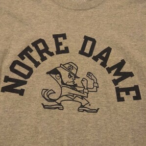 USA古着卸 Sサイズ Champion NCAA チャンピオン ノートルダム大学 ファイティング アイリッシュ ロゴ プリント Tシャツ の画像3