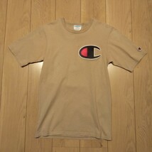 USA古着卸 Sサイズ Champion チャンピオン ロゴ ワッペン Tシャツ _画像1