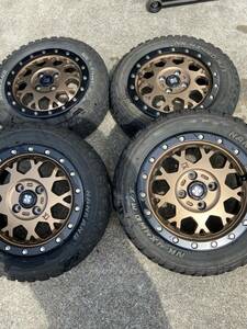 ★売り切り！！　中古品　エクストリーム　J14X4.5　4/100　43　ナンカンM/T　165/65R14　アゲバン、ハスラー、軽トラに！！