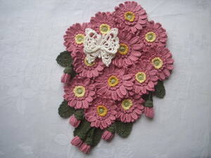  hand made lacework gerbera elastic 