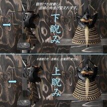 2台セット 鎧立 鎧立て 陣羽織台 芯木 白木 天然木 面頬 甲冑 鎧 侍 samurai armour rack samurai armour dress rack ytn-0b_画像6