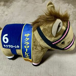 サラブレッド コレクション BIGぬいぐるみ 有馬記念 エフフォーリア(タグ付き) サクラローレル(タグ付き) ナリタブライアン 3個セットの画像3