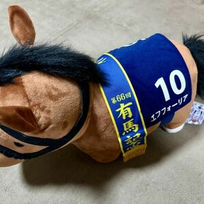 サラブレッド コレクション BIGぬいぐるみ 有馬記念 エフフォーリア(タグ付き) サクラローレル(タグ付き) ナリタブライアン 3個セットの画像5