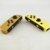 任天堂 Nintendo Switch Joy-Con 左右+グリップ USED品 ジョイコン ニンテンドースイッチ ブラウンｘイエロー 完動品 1円〜 V0415_画像6