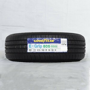 送料無料 215/60R16 95H GOODYEAR グッドイヤー EFFICIENT GRIP ECO EG02 21年製 正規品 新品 サマータイヤ 1本限り 【セール品】