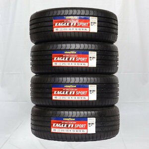 送料無料 215/45R18 93W XL GOODYEAR グッドイヤー イーグル EAGLE F1 SPORT 21年製 正規品 新品 サマータイヤ 4本セット 【セール品】