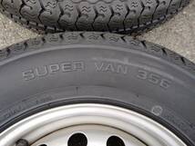 【未使用品】 ヨコハマ SUPER VAN 145/80R12 80/78 N LT 4本 ホンダ 純正 スチールホイール_画像4