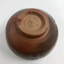 C938 抹茶椀 掻き銘 茶道具 御茶碗 茶器 時代物 古陶磁器 骨董 アンティーク 現状品_画像5