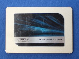 CRUCIAL　SSD MX500「500GB」＋Intel SSDSA2M040G2GC「40GB」2点セット☆中古