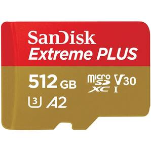 新品 未使用品 !! SanDisk Extreme Plus microSDXC 512GB サンディスク エクストリームプラスの画像1