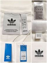 【新品】 adidas originals ESSENTIAL T アディダス オリジナルス エッセンシャル Tシャツ 半袖 トップス サイズXO 白 DV1576_画像5