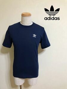 【新品】 adidas originals ESSENTIAL T アディダス オリジナルス エッセンシャル Tシャツ トップス サイズXO 半袖 ネイビー FN2840