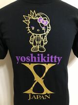 【新品】 yoshikitty XJAPAN YOSHIKI ハローキティー コラボ Tシャツ トップス ブラック トップス サイズM 半袖 黒 サンリオ ヨシキティ_画像10