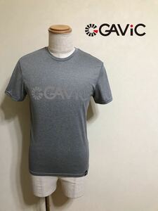 【美品】 GAVIC ガビック トレーニングウェア ドライ Tシャツ トップス サイズS 半袖 グレー GA8029 サッカー