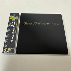 国内盤 帯付 Alan Holdsworth 　I.O.U アラン　ホールズワース 紙ジャケ iou