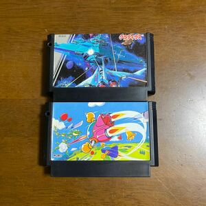  Famicom soft twin Be .glati light. Konami shooting 2 pcs set 