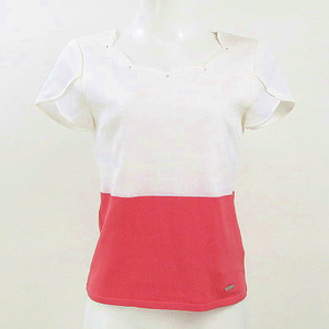  Courreges courreges white pink short sleeves cut and sewn 38