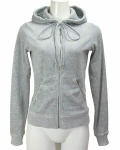  Juicy Couture gray hood pattern Parker S