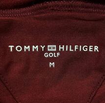 近年！ 2021年モデル！ TOMMY HILFIGER GOLF トミーヒルフィガー ゴルフ ハイネックシャツ ボルドー Mサイズ ゆうパケ可 新規×_画像6