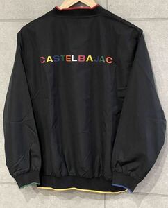  rare design! CASTELBAJAC Castelbajac pull over jacket lining mesh house . Logo black black 2 lady's 0 new ×