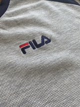 FILA フィラ ロングスリーブ 長袖 Tシャツ グレー 灰色_画像3