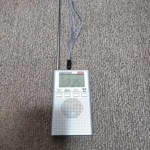  オーム (OHM) 電機AudioComm ラジオ 小型 デジタル DSPポケットラジオ 電池長持ち 一発選局 メモリー登録 携帯ラジオ 通勤ラジオ イの画像1