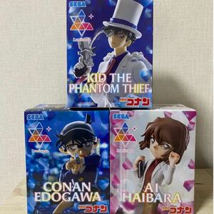 名探偵コナン　フィギュア　江戸川コナン/怪盗キッド/灰原哀　3キャラセット