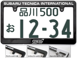 *STI number frame is possible to choose 2 size!3 color!!USDM North America specification JDM! black carbon plating Stan s spatula flash!