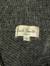 【値下げ】ポールスミス　PAUL SMITH ドライバーズニット ジップアップ グレー ウール フルジップ セーター_画像3