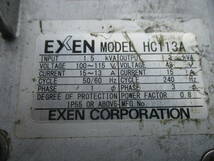 EXEN エクセン マイクロ耐水インバータ HC113A 100V 2口 高周波コンクリートバイブレーター _画像6