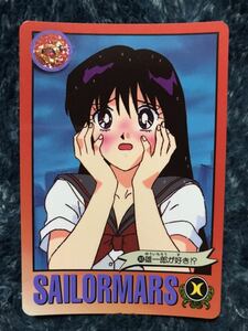 トレカ ☆ 美少女戦士セーラームーン 1994年 当時物 バンダイ カードダス ☆ 143 マーズ 火野レイ