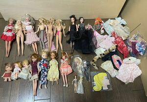  Junk Licca-chan Barbie Jenny put on . change doll small articles goods etc. together present condition delivery 