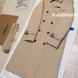 最終価格●本物上質● バーバリーロンドン BURBERRY LONDON バーバリー トレンチコート ノバチェック ベージュ ハニーベージュ S M 素敵の画像3