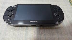 PlayStation Vita ( PlayStation Vita ) crystal * black (PCH-1000) Junk 