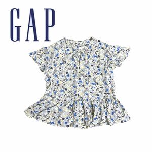 【GAP】花柄 リボン ブラウス ペティートサイズ