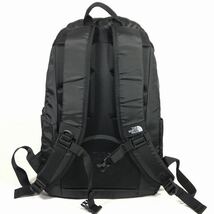 美品【ノースフェイス】本物 THE NORTH FACE リュック 30L ロゴモチーフ リュックサック バックパック 黒色系 メンズ レディース_画像2